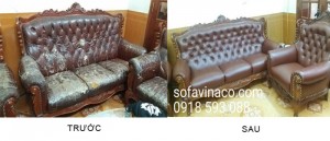 Bọc lại ghế sofa tân cổ điển tại Thái Thịnh - Đống Đa