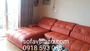 khách hàng ở quận Ba Đình đã dùng dịch vụ bọc ghế sofa da
