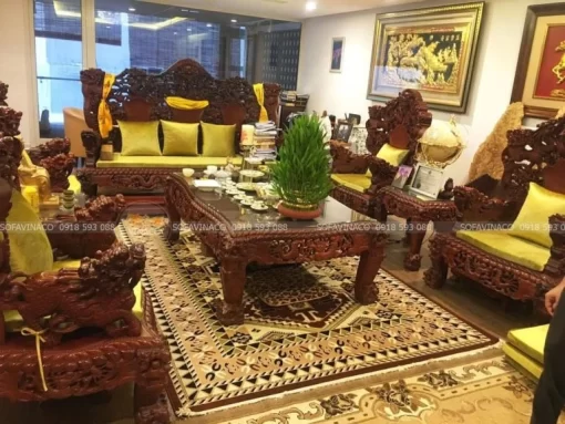 Làm đệm ghế gỗ, ghế sofa giao hàng tận nơi