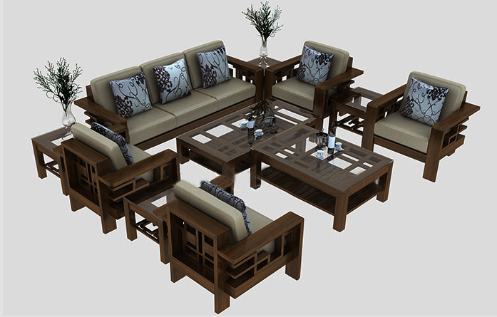 Một bộ đệm ghế gỗ, đệm ghế sofa đẹp sẽ làm phòng khách thêm sang trọng