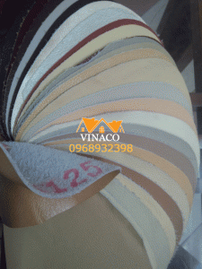 Mẫu da thật của Vinaco