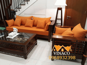 Bộ đệm Grand Bois nhà chị Hoa Vinhome Thăng Long