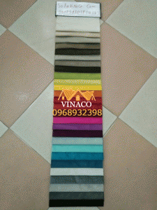 Mẫu vải nhung nhiều màu của Vinaco