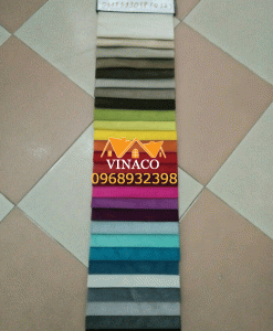 Mẫu vải nhung nhiều màu của Vinaco