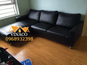 Bộ ghế sofa sau khi bọc xong phần đệm bị rách