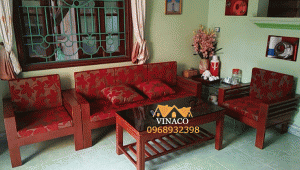Bộ đệm ghế đã được hoàn thành và đặt lên ghế - Quận Hoàng Mai