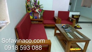 Bộ đệm ghế do gia đình tự chụp và gửi về cho Vinaco
