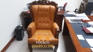 Chiếc ghế giám đốc sau khi dùng dịch vụ bọc ghế sofa