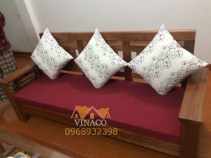 Bộ đệm ghế gỗ cho phòng khách trở lên đẹp hơn