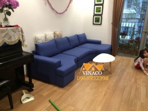 Thay vỏ bọc ghế sofa đồng thời thay cả đệm