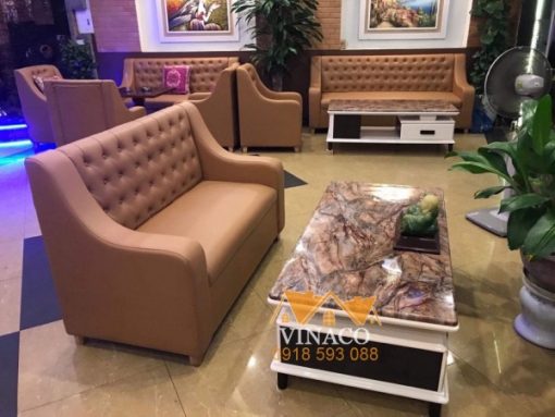 Ghế sofa phòng chờ cao cấp của Vinaco đã được giao đến cho khách hàng