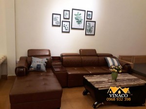 Bộ ghế sofa khi vẫn còn ở showroom
