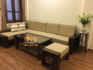 Bộ đệm ghế hoàn toàn vừa khít với bộ sofa L của gia đình
