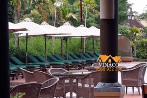 Những bộ vỏ đệm màu xanh mới do Vinaco làm
