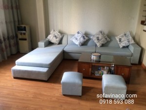 Thay vỏ bọc ghế sofa đã hoàn tất các công đoạn