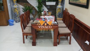 Bộ đệm ghế ăn được làm bằng đệm mút cứng 5 cm