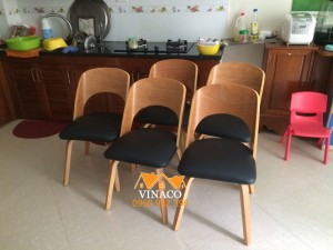 Bọc ghế ăn 5 chiếc đã hoàn thành
