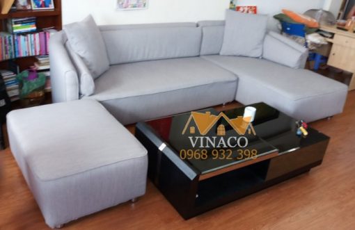 Dịch vụ bọc ghế sofa vải của Vinaco đã thay đổi hoàn toàn bộ ghế rách lúc trước