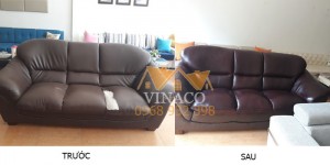 Sự khác nhau trước và sau khi mặt ghế được bọc lại