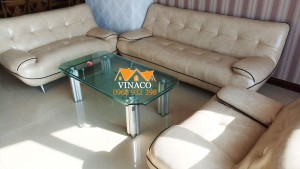 Các công đoạn thay da ghế sofa đã hoàn tất