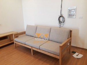Bộ đệm ghế hoàn thành khá vừa vặn và hợp với khung ghế