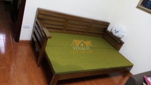 Bộ đệm ghế cho bộ ghế sofa giường bằng gỗ