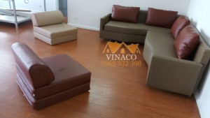Công trình bọc lại ghế sofa cho cô Thảo đã hoàn tất