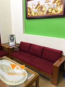Làm đệm ghế gỗ cùng Vinaco Việt Nam