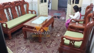 Đệm ghế màu xanh cốm đẹp