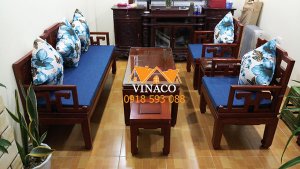 Ở Vinaco có rất nhiều các mẫu vải hoa xanh để phối màu cùng tông