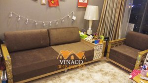 Hình ảnh bộ đệm ghế cực dày dặn của gia đình ở Trần Thái Tông, Cầu Giấy