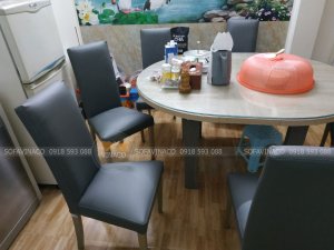 Dịch vụ bọc đệm ghế ăn của Vinaco đã thay đổi bộ ghế ăn tại Hoàng Hoa Thám