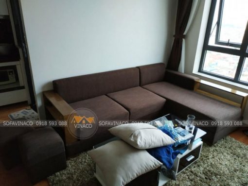 Công trình bọc ghế sofa tại chung cư Green Star Phạm Văn Đồng