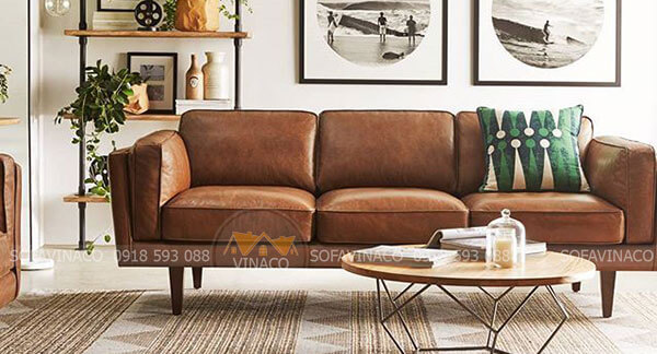 Bọc ghế sofa bằng chất liệu da công nghiệp cao cấp