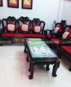 Bộ đệm ghế ghế đồng kỵ đã được giao cho gia đình khách hàng ở Tân Hội