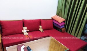 Làm đệm ghế gỗ đẹp cùng Vinaco