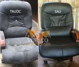 Dịch vụ bọc ghế giám đốc, ghế văn phòng của Vinaco đã hoàn thành xuất sắc công trình này