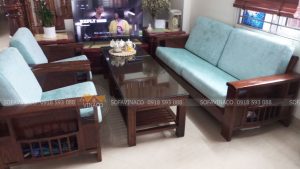 Bộ vỏ đệm ghế mới đã được làm xong và giao đến cho khách