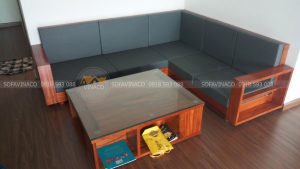 Bộ đệm ghế da đã giao đến tận nhà cho khách hàng ở Nguyễn Xiển