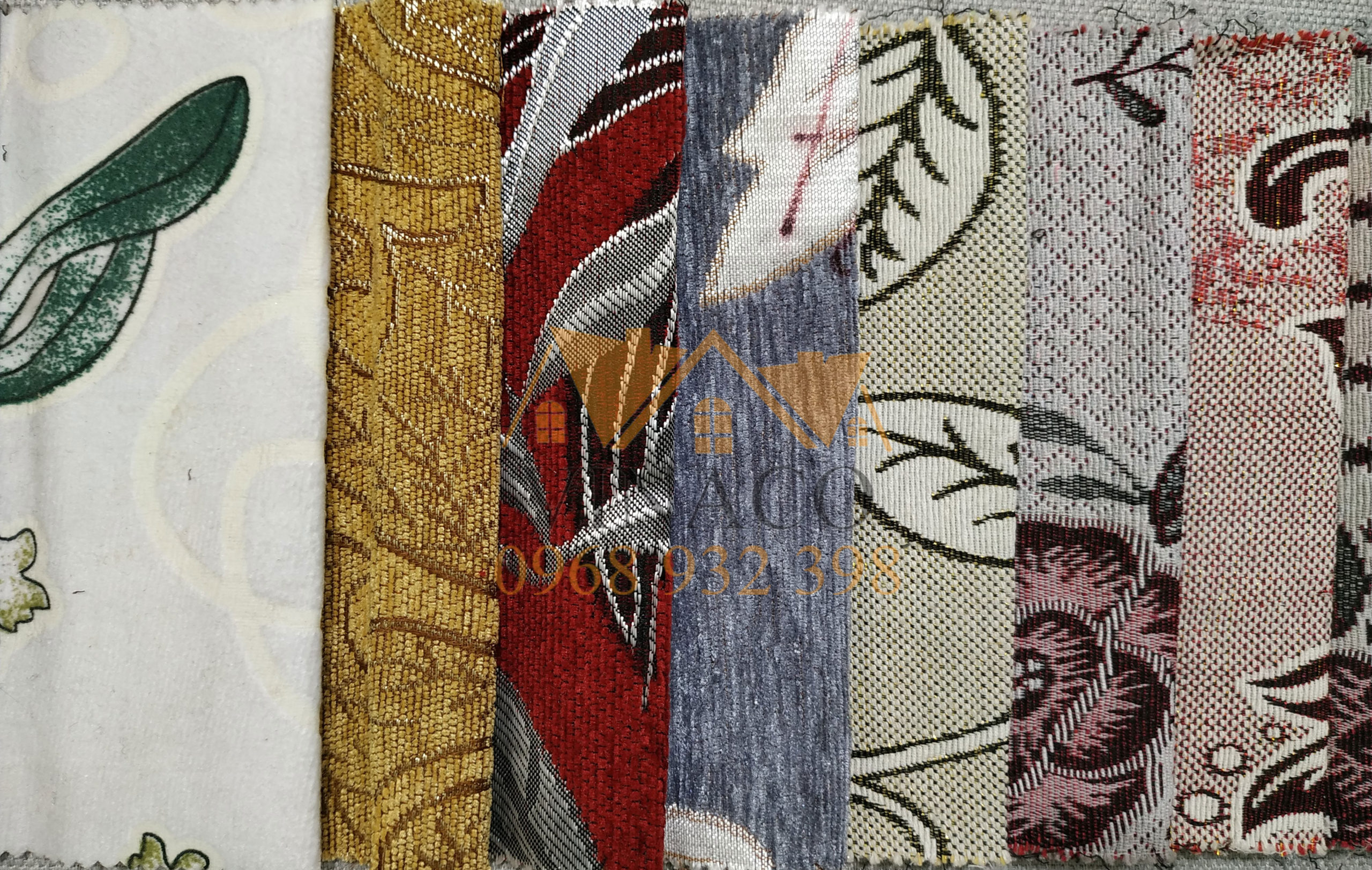 Các màu sắc và họa tiết của mẫu vải TM06
