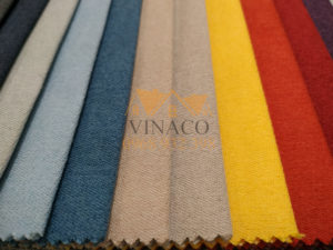 Hình chụp rõ mặt vải nỉ TM07
