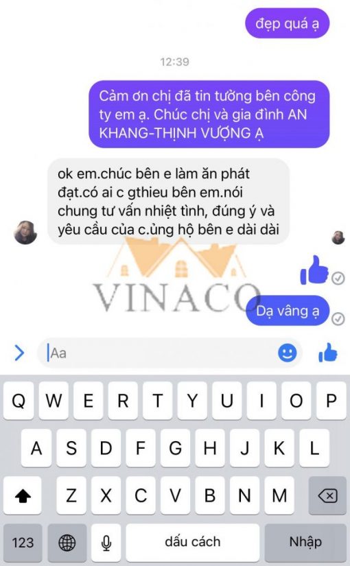 Những lời đánh giá của chị Thanh về dịch vụ làm đệm ghế tại công ty Vinaco
