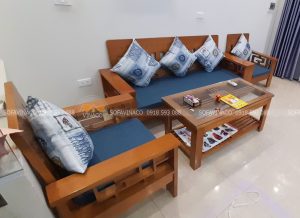 Đệm được đặt đúng màu sắc, chất liệu và kích thước