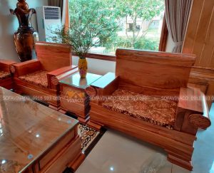 Bộ đệm ghế hoa văn H31 cho anh Toàn tại ngõ 121 Kim Ngưu, Hà Nội