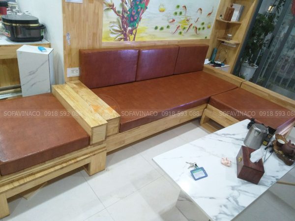 Bộ đệm ghế sofa đã được bàn giao cho khách hàng tại Phạm Tuấn Tài