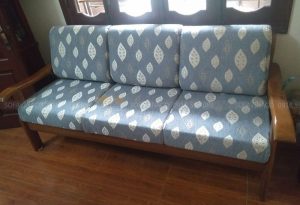 Bộ vỏ đệm mới được may rất vừa vặn với ruột đệm cũ