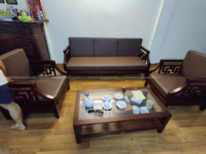 công trình làm đệm ghế da cho khách củ vinaco