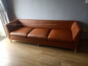 Bộ ghế da sau bị bong tróc sau khi được bọc lại