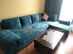 Ghế đã được bọc lại bằng vải nhung