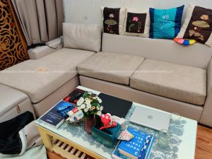 thay vỏ da cũ bằng vải